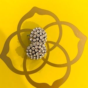 Fossil antique silver studs